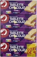 Petit beurre tablette chocolat blanc