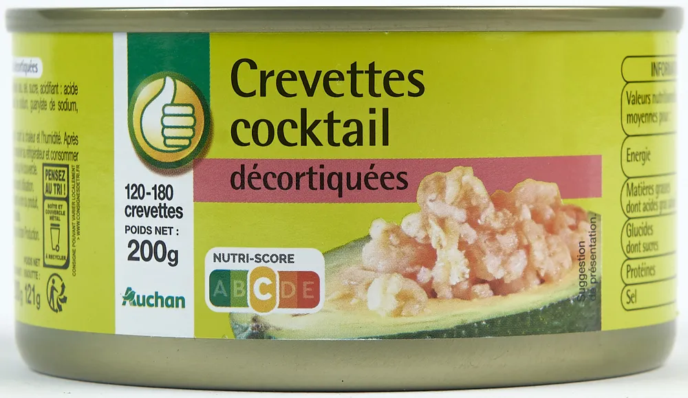 Crevettes cocktail décortiquées