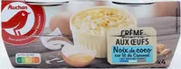 Crème aux œufs - Noix de coco- Sur lit de caramel