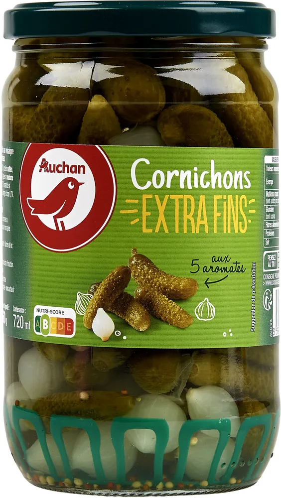 Cornichons extra-fins aux 5 aromates