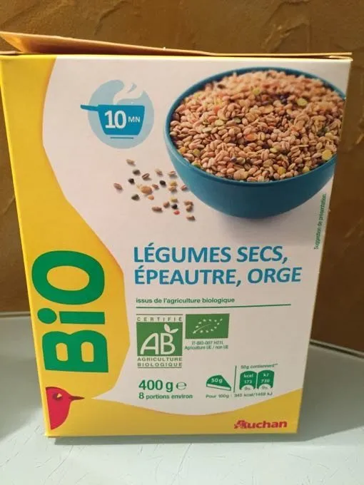 Légumes secs, épeautre, orge issus de l'agriculture biologiqueIT- BIO- 007Agriculture UE / non UE