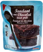 Fondant au chocolat tout prêt