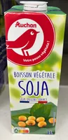 Sojapicto : Soja origine FrancePicto : Agiter avant de servirPicto : Auchan Votre pause végétal !