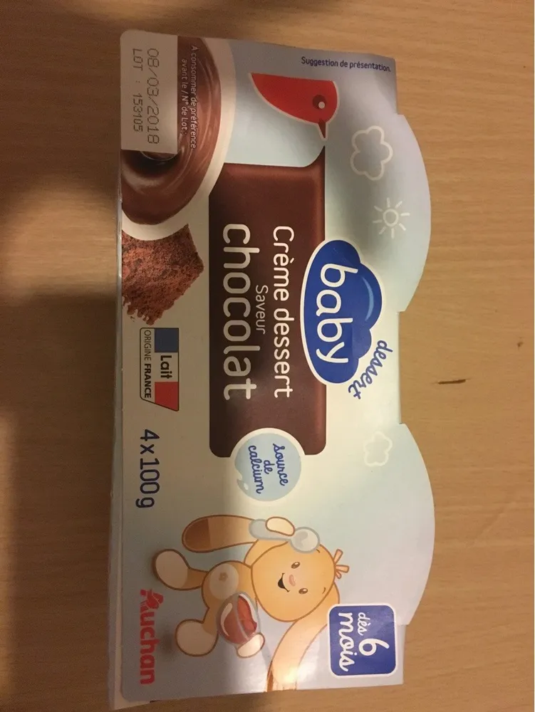 Creme dessert chocolat
