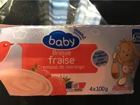 Dessert brassé fraise baby