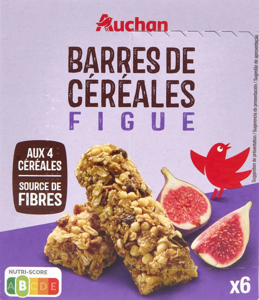 Barre de céréales figue