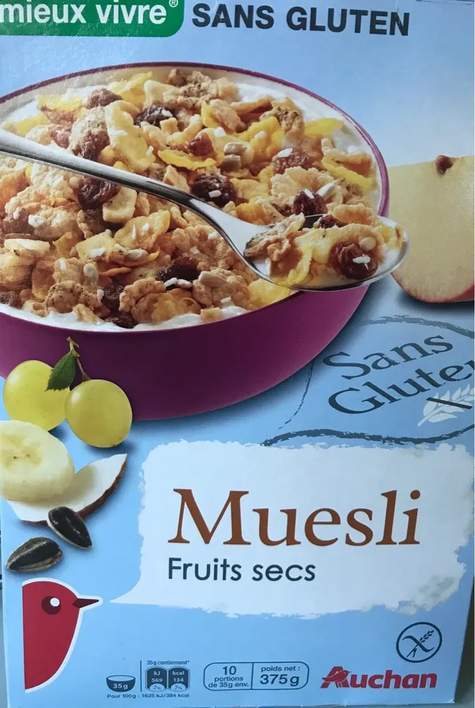 Muesli Fruits Secs Sans Gluten
