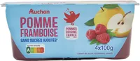 Pomme framboise sans sucres ajoutés**Contient des sucres naturellement présents