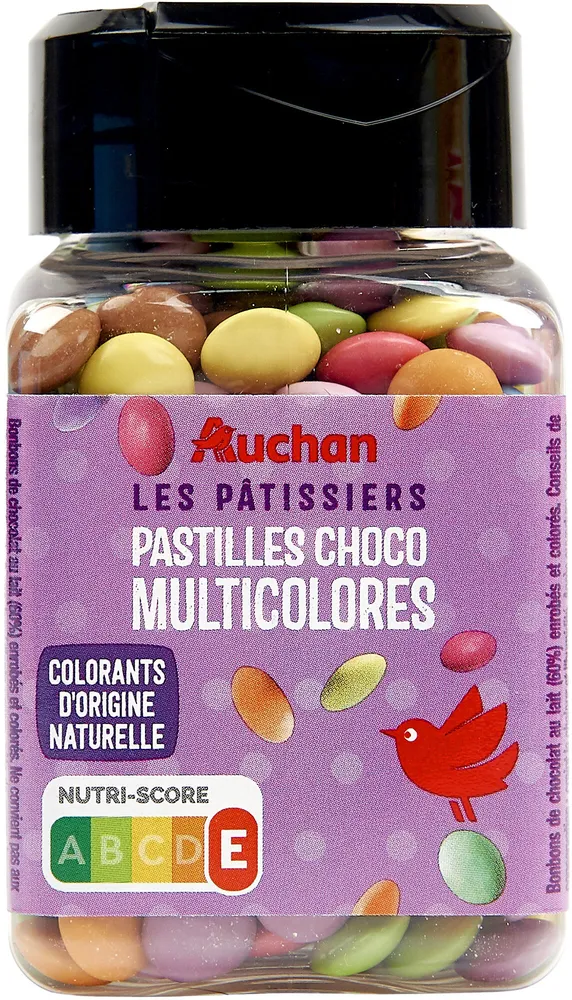 Les Aides Pâtissières – Pastilles choco multicolores