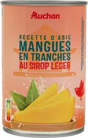 Mangues en tranches au sirop leger