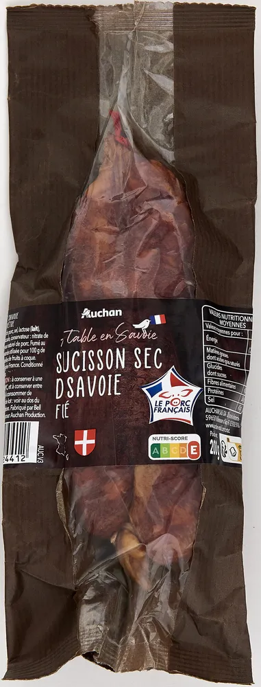 Saucisson de savoie fumé