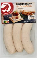 Boudins blancs à la volaille
