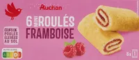 6 Mini roulés framboise