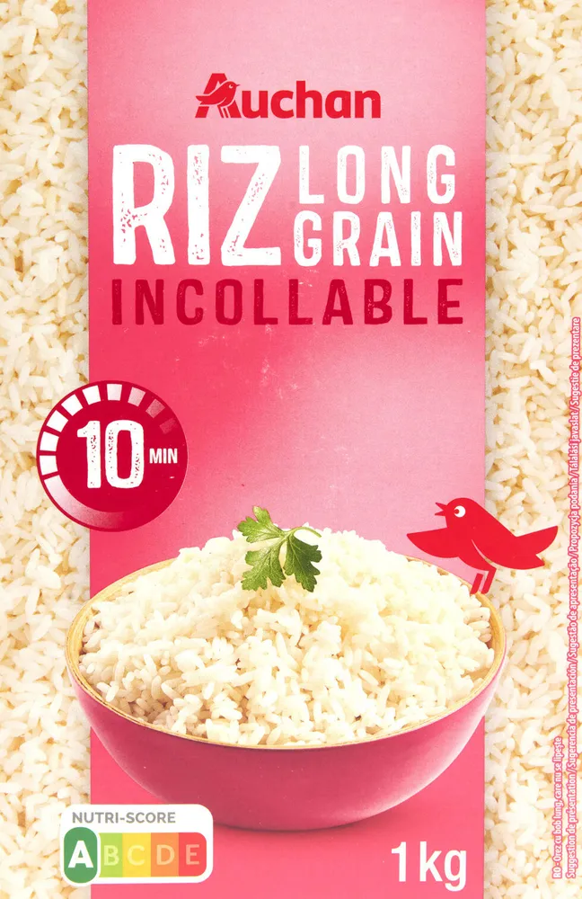 Riz long grain incollable 10 min