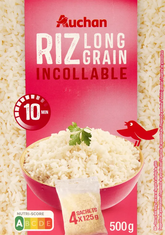 Riz long grain incollable 10 min