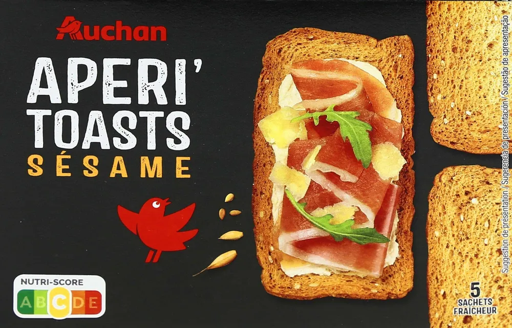 Apéri'toasts sésame