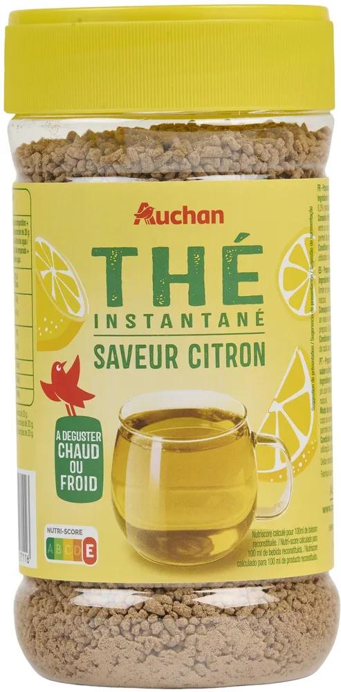 Thé instantané saveur citron