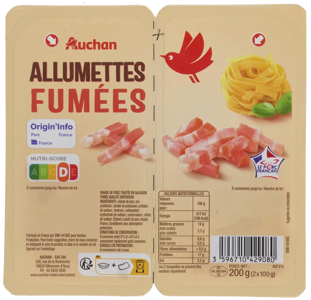 Allumettes fumées