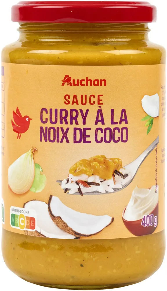 Sauce Curry à la noix de coco