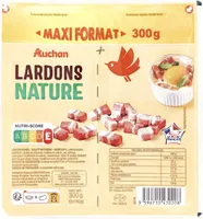 Lardons nature qualité supérieure