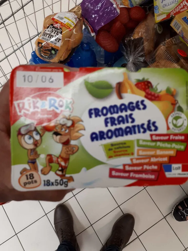 Fromages frais aromatises fruits rik&rok