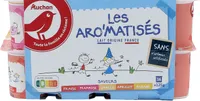 LES AROMATISES SANS arome artificiel Saveurs :Fraise / Framboise / Abricot / Banane / VanillePicto : Lait Origine France