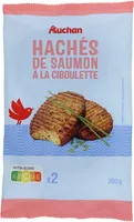 Hachés de saumon à la ciboulette
