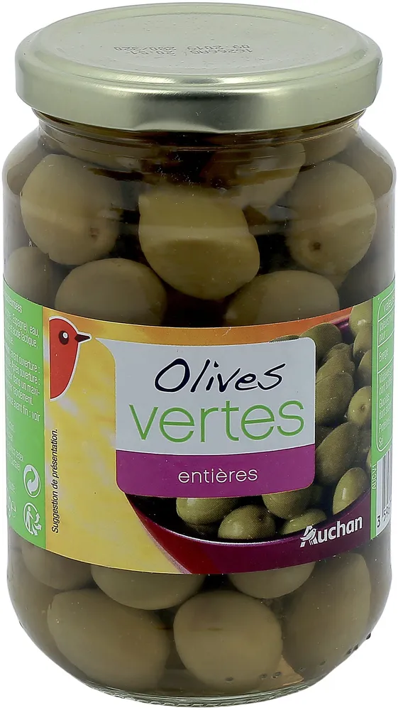 Olives vertes entières
