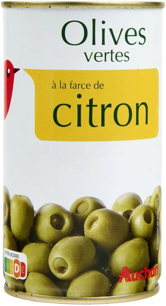 Olives vertes à la farce de citron