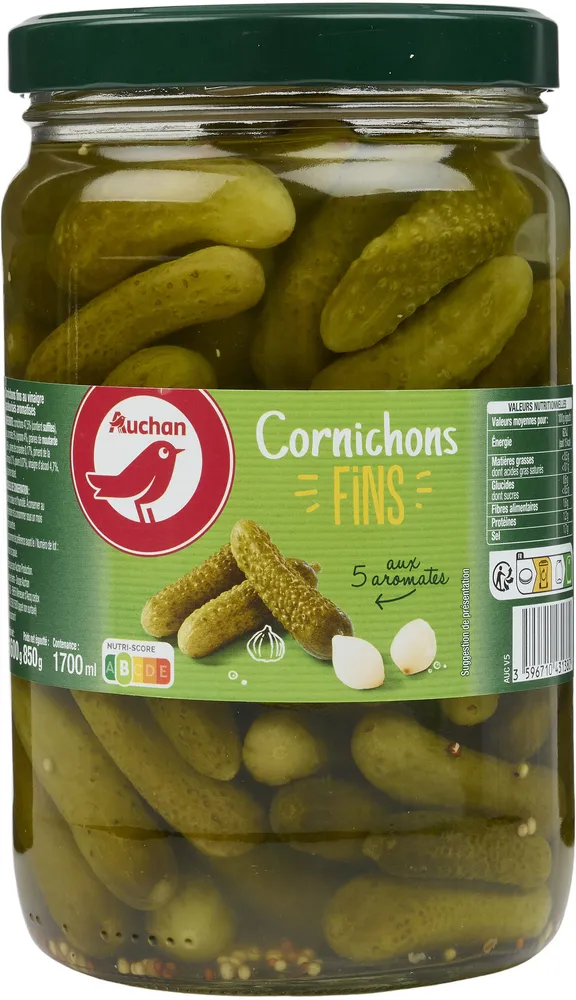 Cornichons Fins aux 5 Aromates
