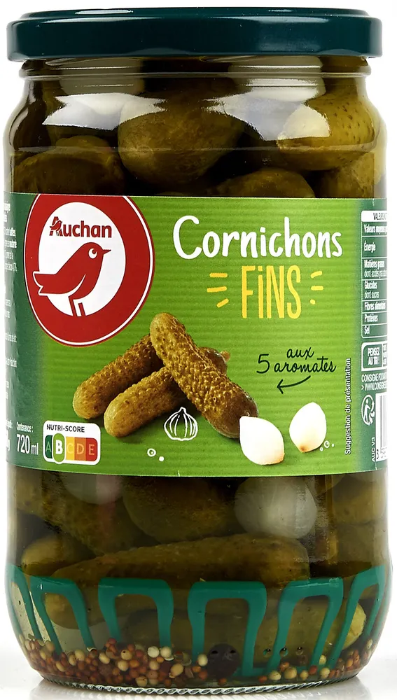 Cornichons fins aux 5 aromates