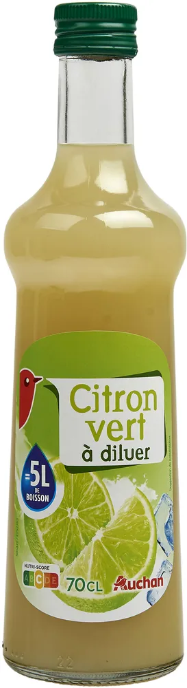 Citron vert à diluer = 5L de boisson
