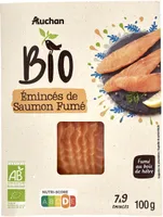 Emincés de saumon fumé BIO