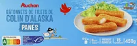 Bâtonnets de filets de Colin d'Alaska panés