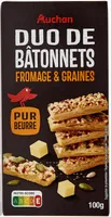 DUO DE BÂTONNETS fromage et graines