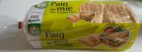 Pain de mie en tranches