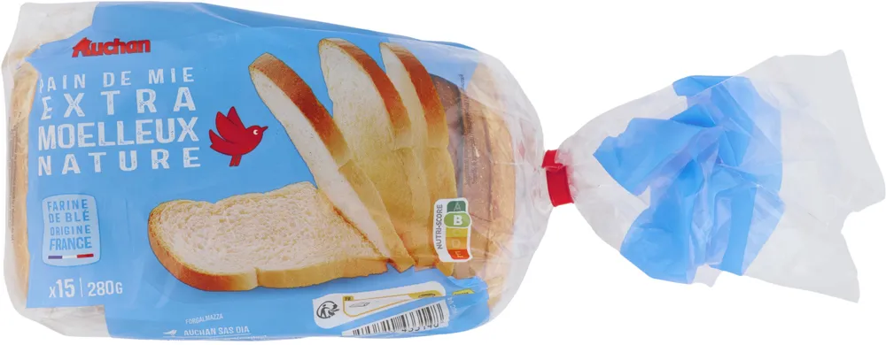 Pain de mie nature extra moelleux Nature