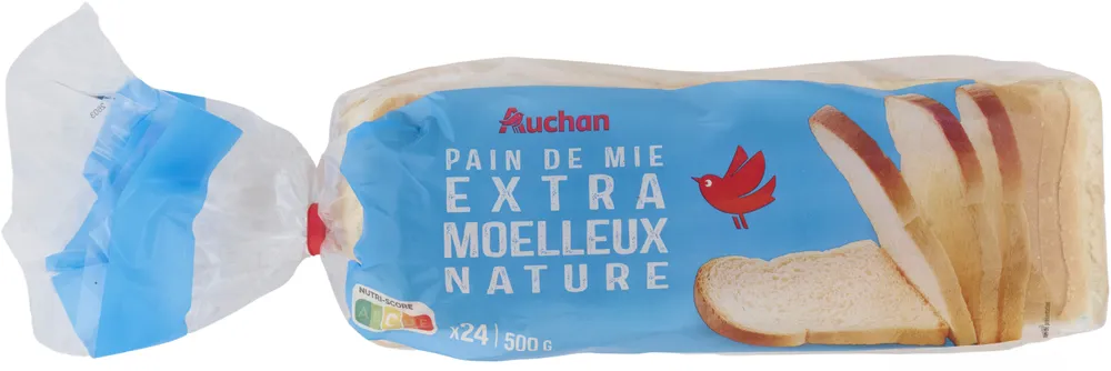 Pain de mie nature extra moelleux nature