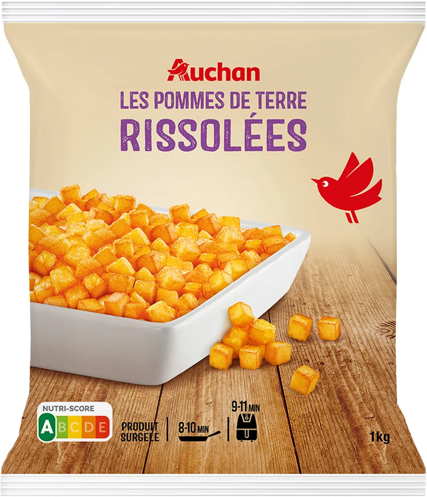 Les pommes de terre rissolees