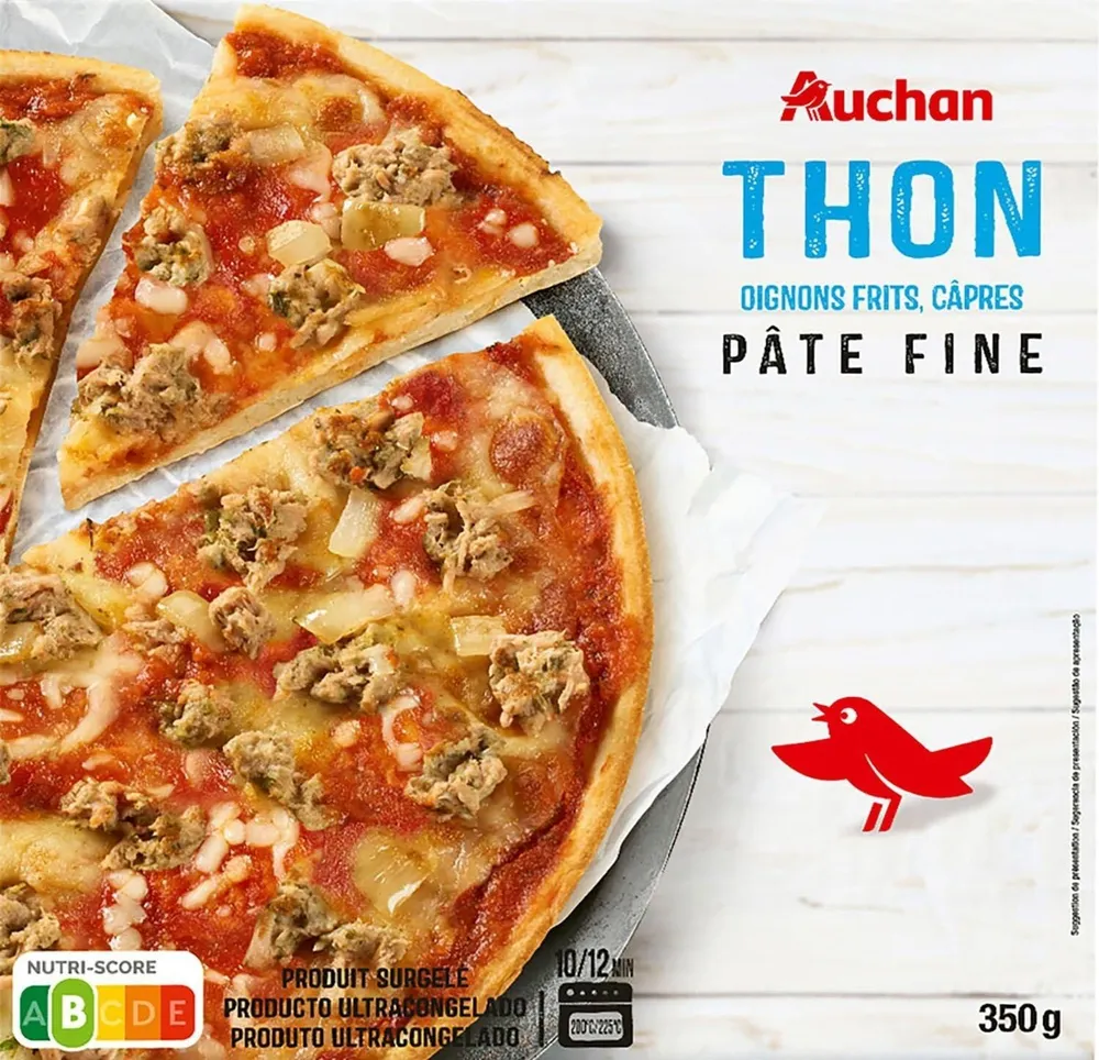 Pâte FineThonoignons frits, câpre