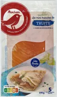 Les mini tranches de Truite, fumée au bois de hêtre
