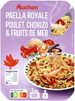 Paella poulet et fruits de mer