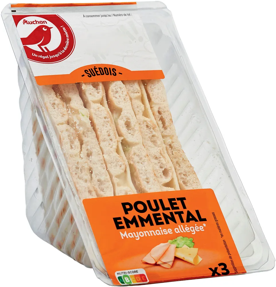 SuédoisPoulet emmental x3