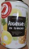 Ananas en tranches au jus d'ananas