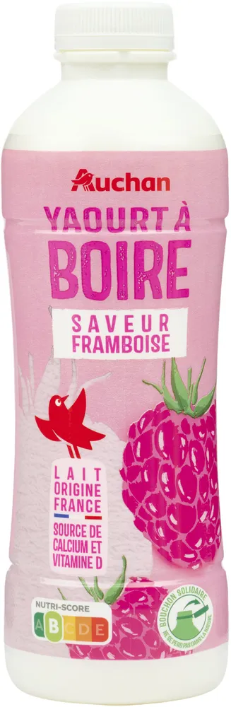 Yaourt a boire saveur framboise