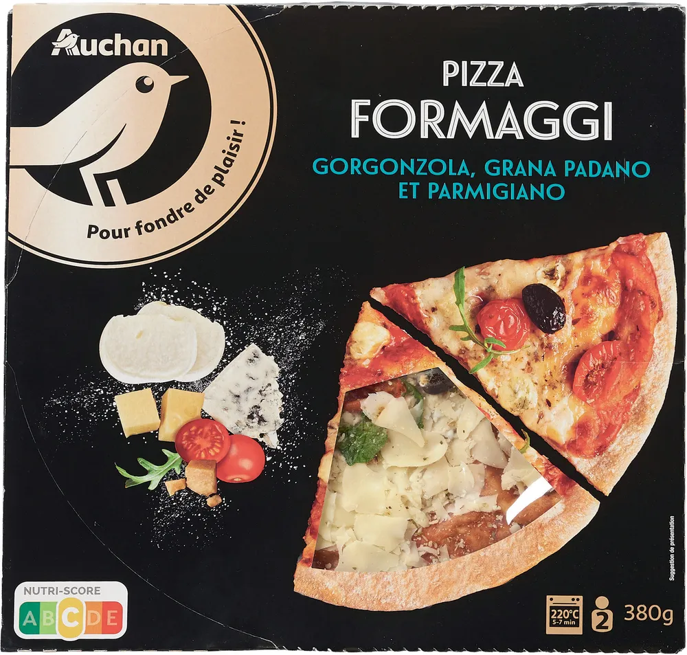 Pizza formaggi 380g