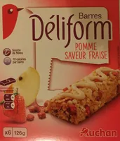 Barre de Céréales Pomme Saveur Fraise