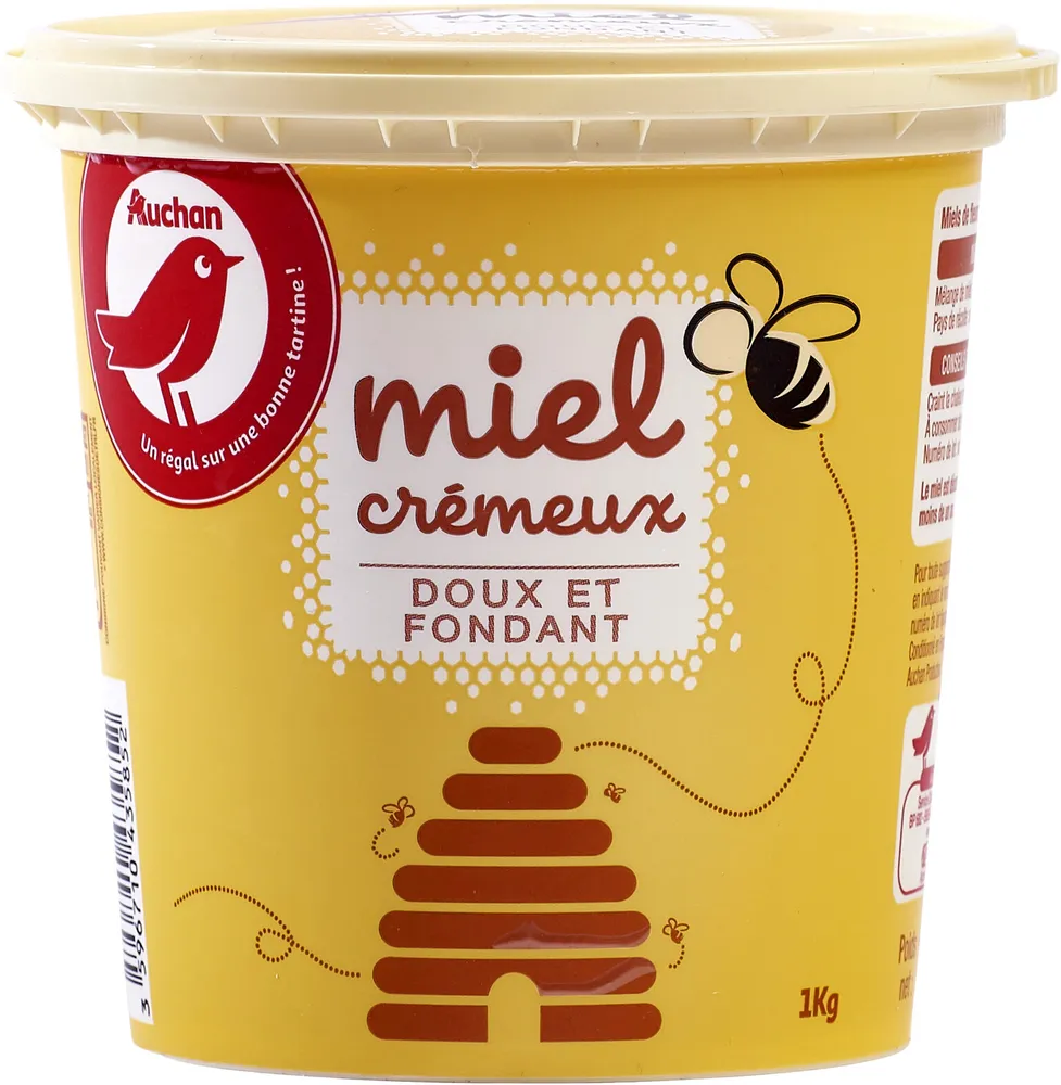 Miel de fleurs crémeux doux et fondant