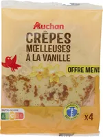 Les desserts - Crêpes moelleuses à la vanille