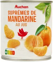 Suprêmes de mandarine au jus